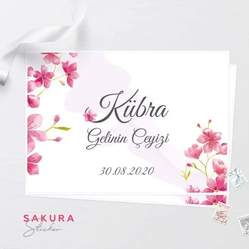 Sakura Çeyiz Sticker