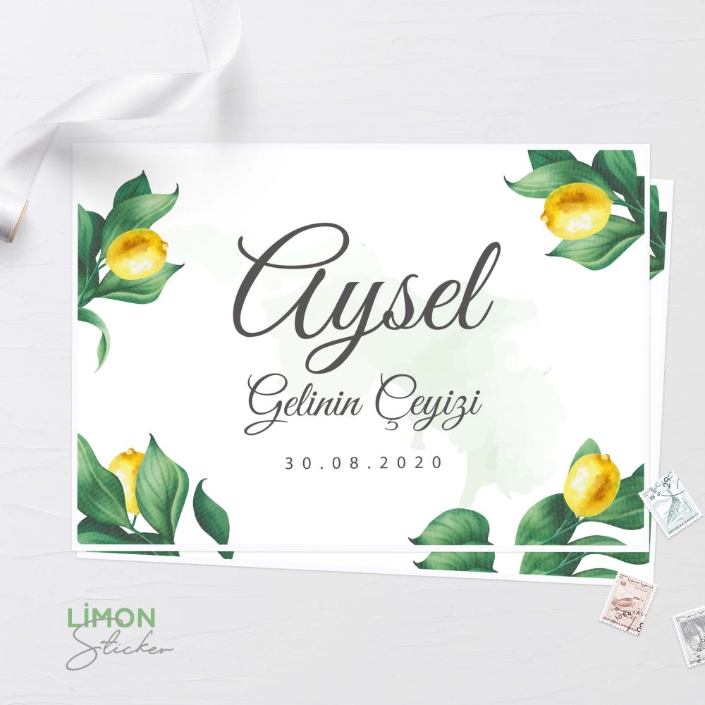 Limon Çeyiz Sticker